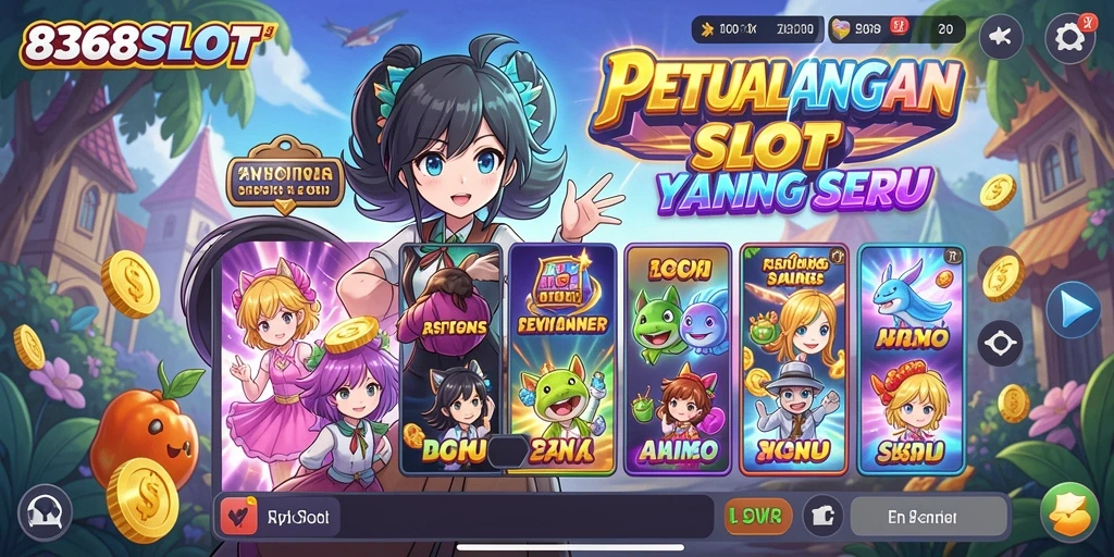 Tampilan gameplay menarik dengan karakter Anime yang beragam.