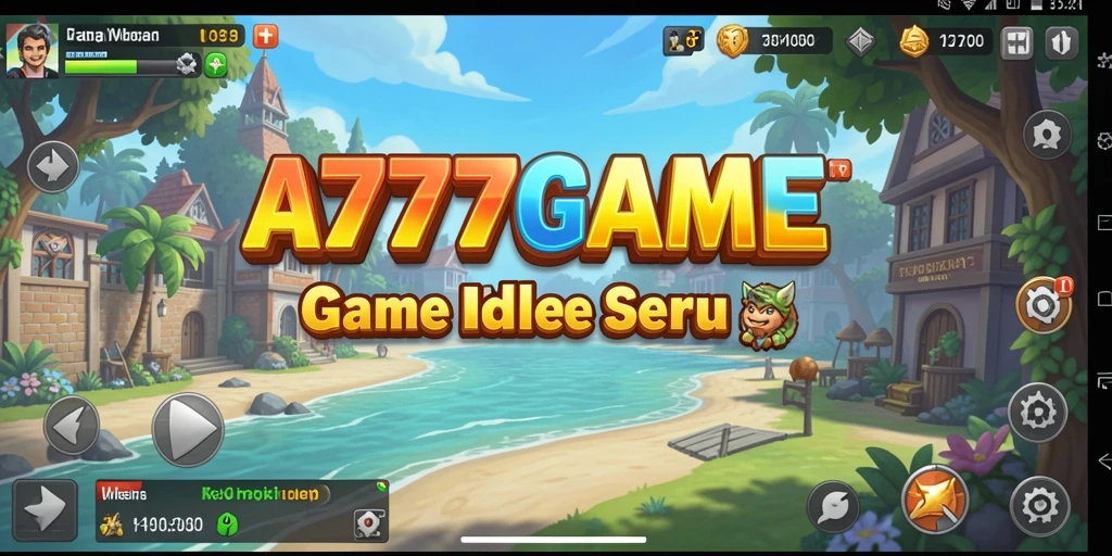 Tampilan gameplay seru A777GAME dengan mekanisme Idle