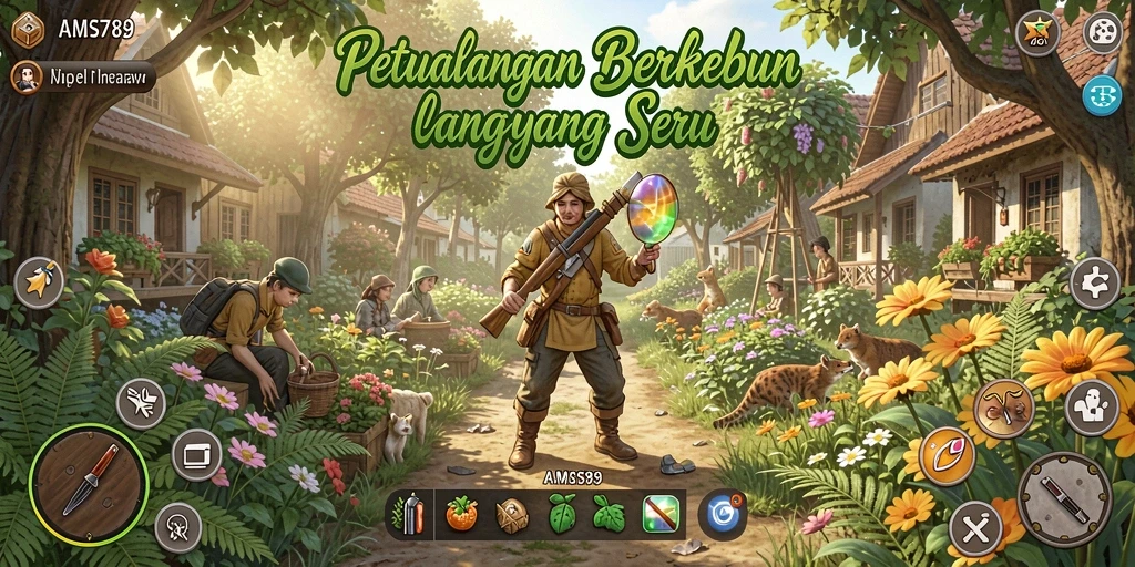 Tampilan gameplay Farming di AMS789 yang menarik dan interaktif.