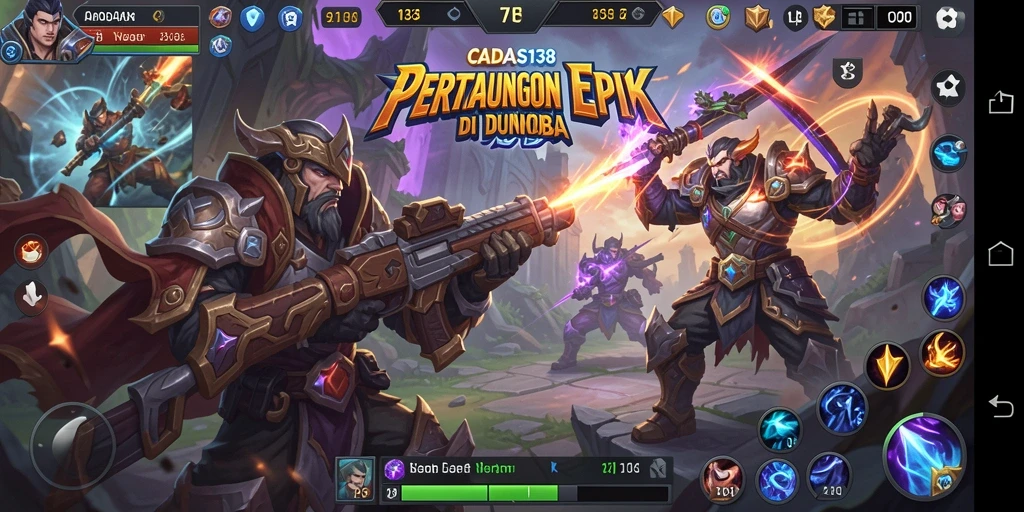 Gameplay seru dan taktis di CADAS138 dengan aksi MOBA yang menegangkan.