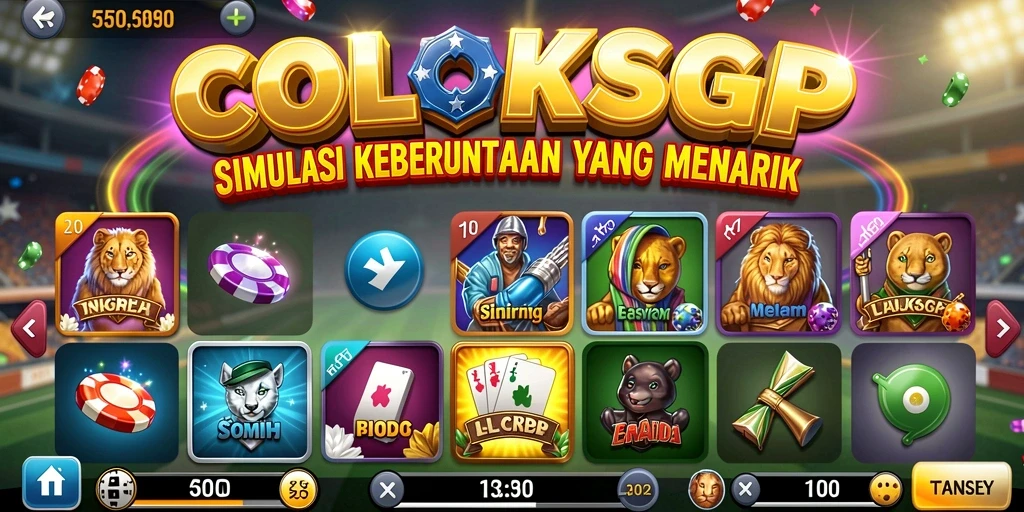Tampilan gameplay menarik dari COLOKSGP dengan desain yang interaktif.