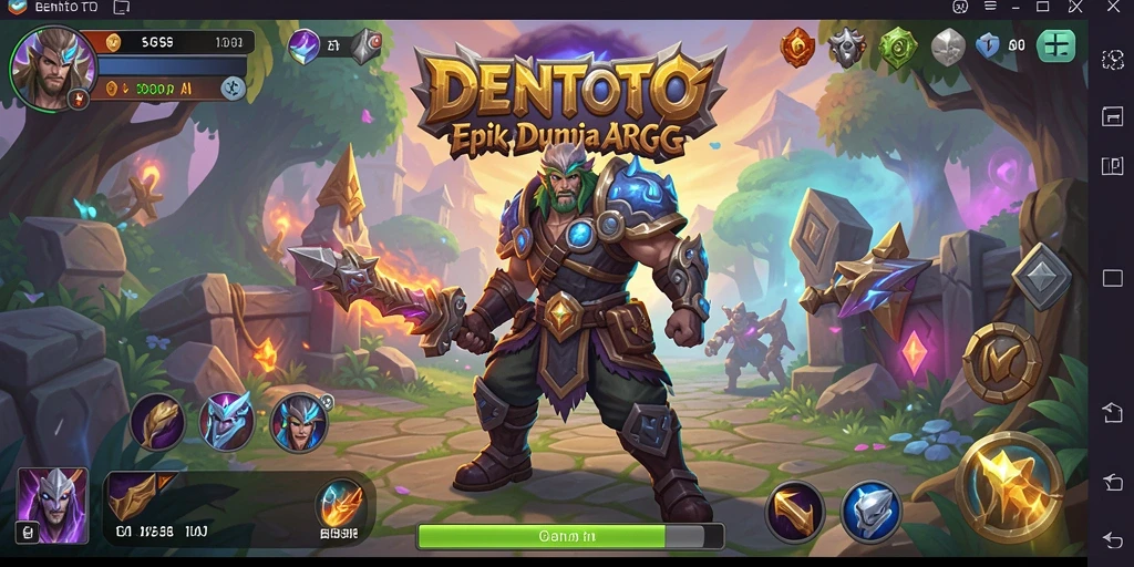 Tampilan gameplay DENTOTO yang mendebarkan di dunia ARPG.