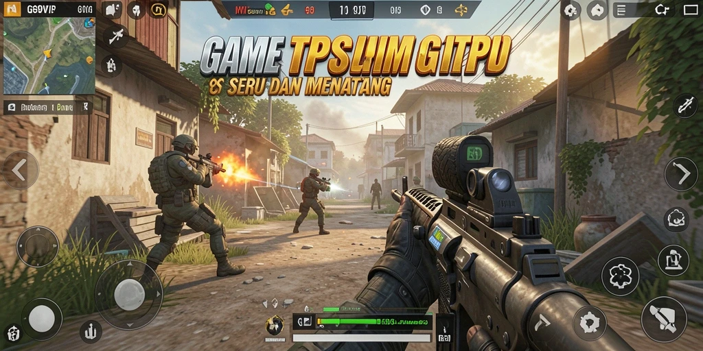 Screenshot G9VIP menampilkan aksi mendebarkan dalam gameplay TPS.