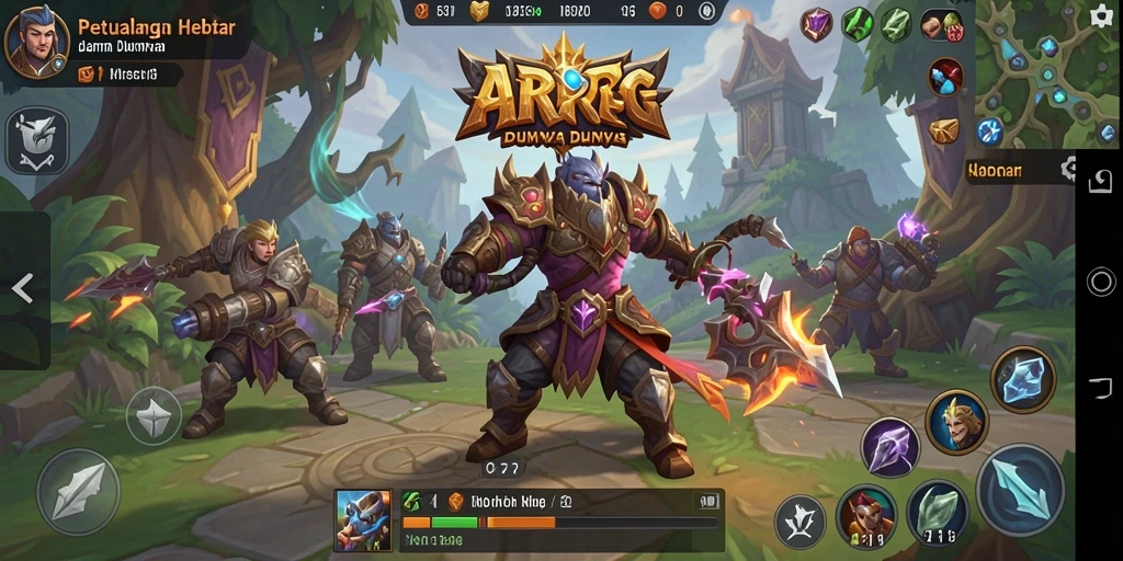 Screenshot menunjukkan pertarungan seru dengan monster dalam <strong>INDORP</strong>.