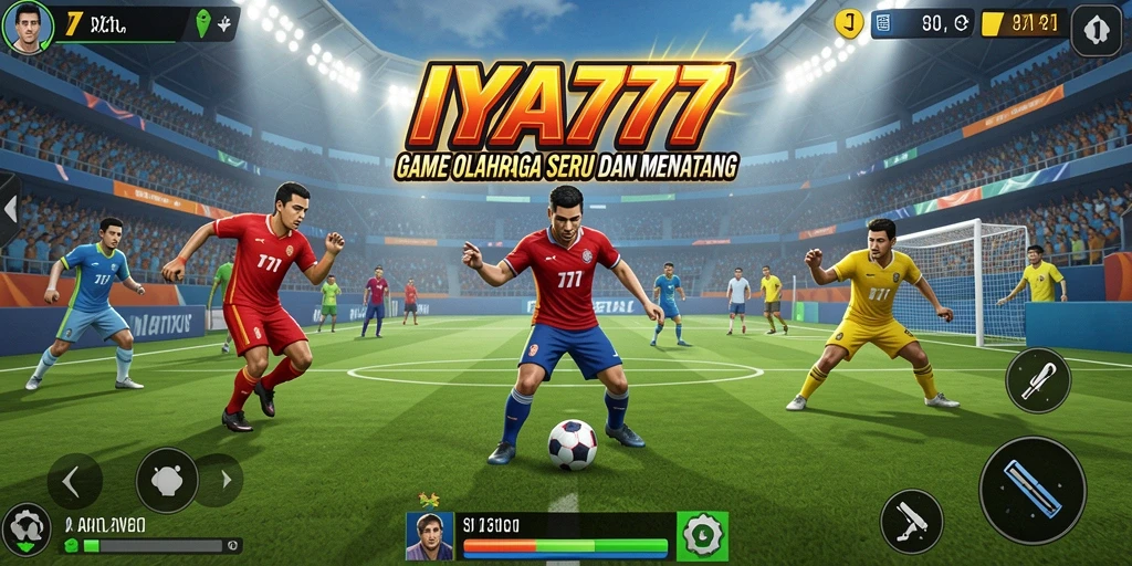Screenshot gameplay IYA777 dengan aksi penuh olahraga.
