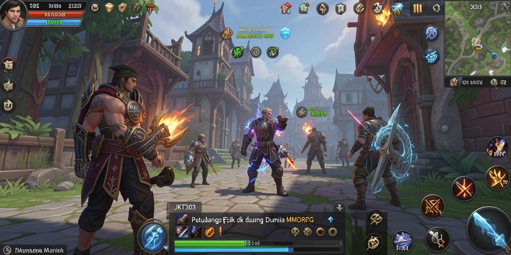 Tampilan gameplay JKT303 yang mendalam dalam dunia MMORPG.