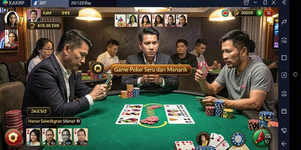 Tampilan gameplay KAKRP yang seru dan interaktif.