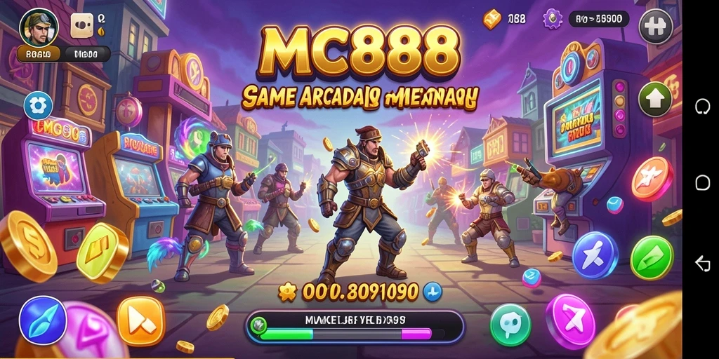 Tampilan gameplay seru dan menantang MC888 dalam aksi.