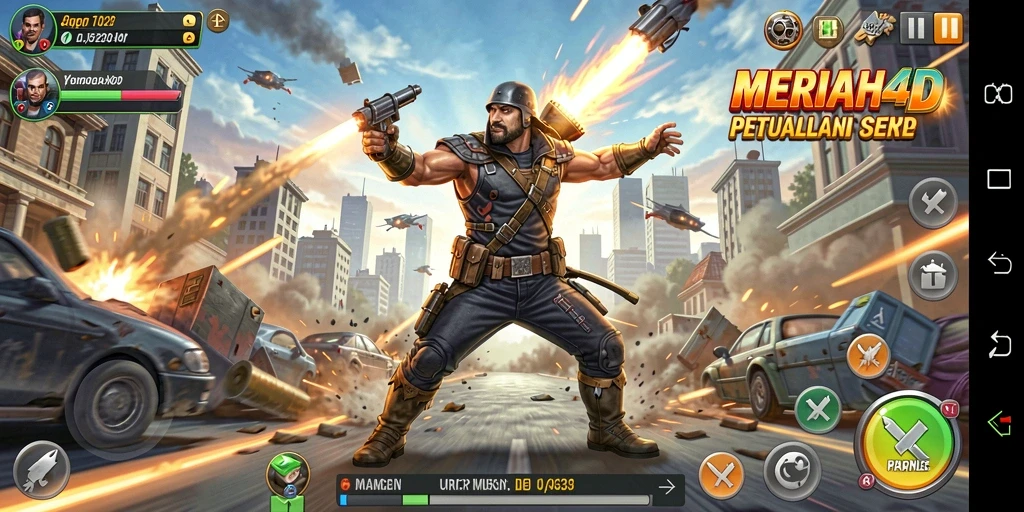 Gameplay seru dengan aksi menegangkan di MERIAH4D.