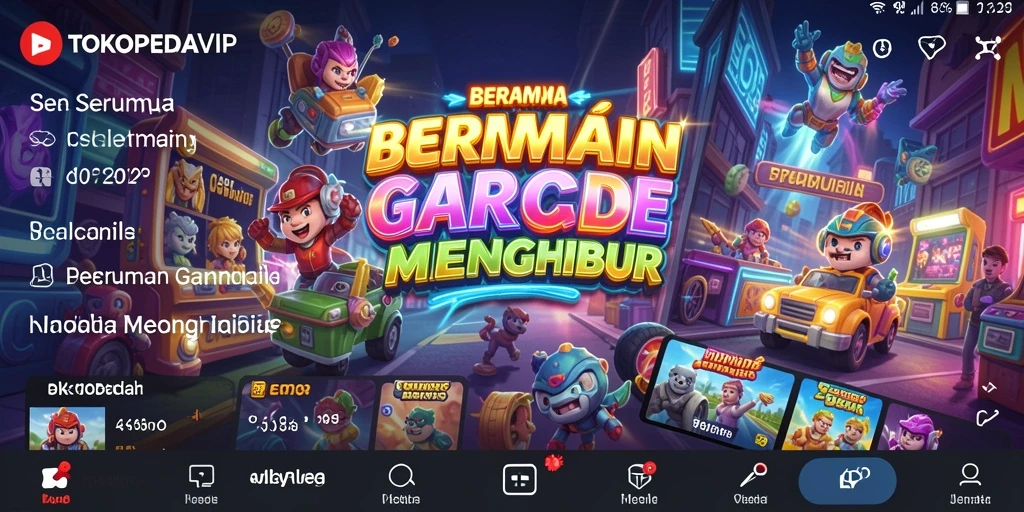 Tampilan gameplay seru di TOKOPEDIAVIP dengan grafis menarik.